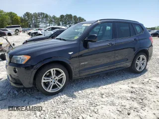 2014 BMW X3 xDrive35i with VIN 5UXWX7C53EL984609, listed as a Copart auction lot 53712325 with 138,180 mi miles and Salvage Title. Bid and sale history available at DreamBid. Image 1.