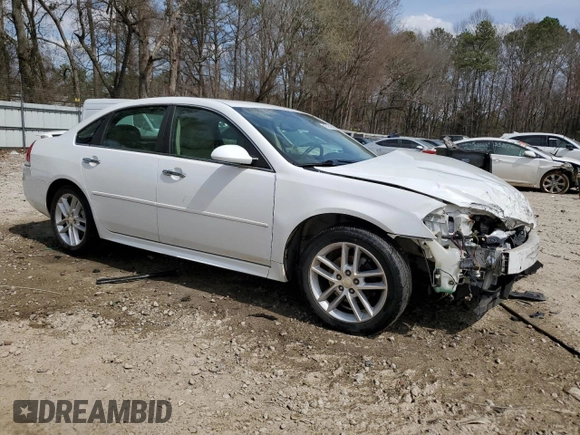 2015 Chevrolet Impala LTZ with VIN 2G1WC5E36F1123129, listed as a Copart auction lot 48795485 with 57,639 mi miles and Salvage Title. Bid and sale history available at DreamBid. Image 4.