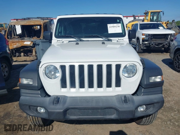 2018 Jeep Wrangler Unlimited Sport S z VIN 1C4HJXDG0JW142895, wystawiony jako IAAI lot #41989238 z przebiegiem 75 802 mil mil oraz . Historia ofert i sprzedaży dostępna na DreamBid. Obrazek 12.