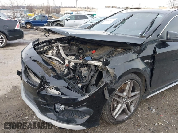 2015 Mercedes-Benz CLA 45 AMG with VIN WDDSJ5CB7FN181583, listed as a IAAI auction lot 41475027 with 127,602 mi miles and . Bid and sale history available at DreamBid. Image 6.
