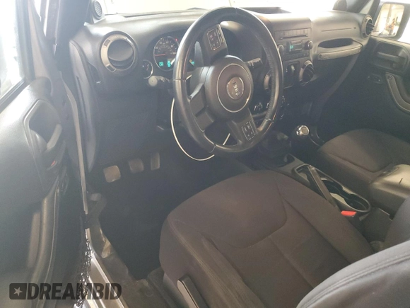 2013 Jeep Wrangler Sport with VIN 1C4GJWAG4DL559422, listed as a Copart auction lot 61454805 with 132,509 mi miles and Salvage title. Bid and sale history available at DreamBid. Image 8.