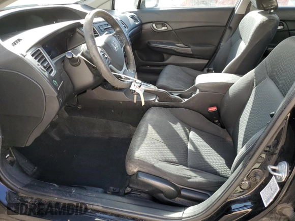 2015 Honda Civic Sedan LX with VIN 19XFB2F51FE057956, listed as a Copart auction lot 49151465 with 215,728 mi miles and Salvage Title. Bid and sale history available at carsss.com. Image 7.