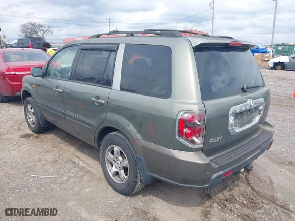 2007 Honda Pilot EX-L with VIN 5FNYF28617B039309, listed as a IAAI auction lot 41951978 with 239,583 mi miles. Bid and sale history available at carsss.com. Image 3.