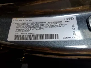 2023 Audi e-tron GT Premium Plus z VIN WAUCJBFW0P7000421, wystawiony jako Copart lot #60916344 z przebiegiem 12 338 mil mil oraz Szkody całkowita. Historia ofert i sprzedaży dostępna na DreamBid. Obrazek 12.