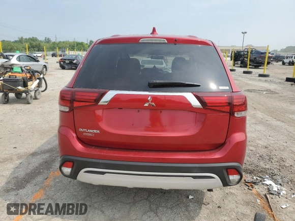 2020 Mitsubishi Outlander ES with VIN JA4AZ3A34LZ014532, listed as a Copart auction lot 60398225 with 79,538 mi miles and Salvage title. Bid and sale history available at DreamBid. Image 6.
