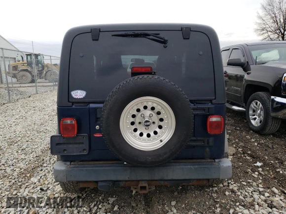 2006 Jeep Wrangler Sport with VIN 1J4FA49S16P710232, listed as a Copart auction lot 44728825 with 134,218 mi miles and Clean Title. Bid and sale history available at carsss.com. Image 6.