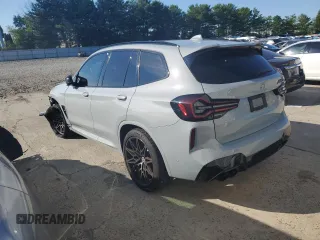 2023 BMW X3 M with VIN 5YM13EC06P9N64558, listed as a Copart auction lot 61100804 with 14,519 mi miles and Salvage Title. Bid and sale history available at carsss.com. Image 2.