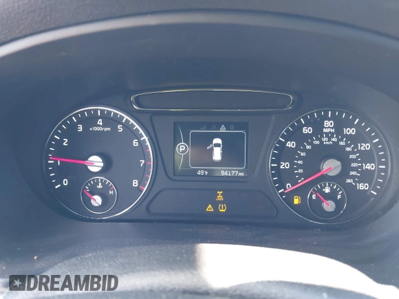 2016 Kia Sorento LX with VIN 5XYPGDA55GG081559, listed as a IAAI auction lot 41965683 with 94,177 mi miles. Bid and sale history available at carsss.com. Image 7.