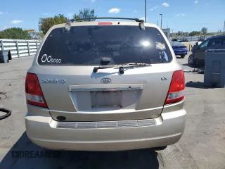 2005 Kia Sorento LX with VIN KNDJD733955420731, listed as a Copart auction lot 49480265 with 183,499 mi miles and Salvage Title. Bid and sale history available at carsss.com. Image 6.