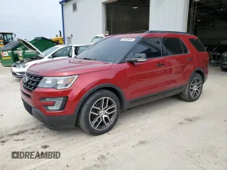 2017 Ford Explorer Sport z VIN 1FM5K8GT5HGA56156, wystawiony jako Copart lot #60200865 z przebiegiem 139 967 mil mil oraz Czysty tytuł • Clean title. Historia ofert i sprzedaży dostępna na DreamBid. Obrazek 1.