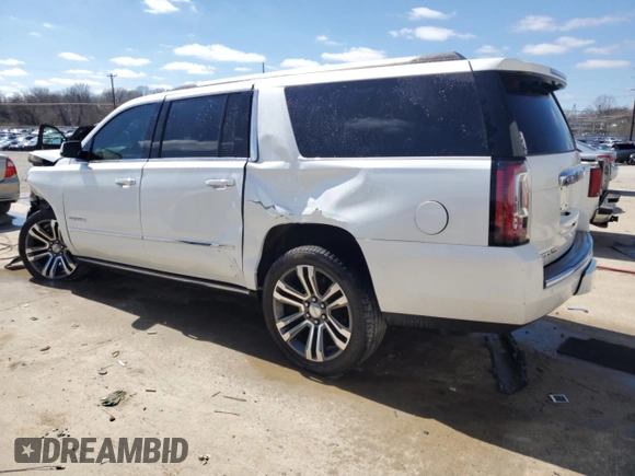 2020 GMC Yukon XL Denali with VIN 1GKS1HKJ8LR101852, listed as a Copart auction lot 49372485 with 54,055 mi miles and Salvage Title. Bid and sale history available at carsss.com. Image 2.