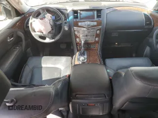 2017 Nissan Armada SL with VIN JN8AY2NC3H9502475, listed as a Copart auction lot 68148464 with 92,440 mi miles and Salvage Title. Bid and sale history available at carsss.com. Image 8.