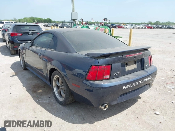 2003 Ford Mustang GT Deluxe with VIN 1FAFP42X63F304318, listed as a IAAI auction lot 42029942 with 83,615 mi miles. Bid and sale history available at carsss.com. Image 3.