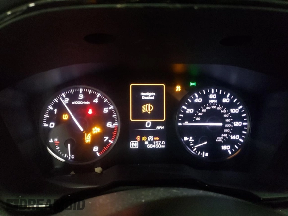 2022 Subaru Legacy с VIN 4S3BWAB69N3022146, выставлен на аукционе Copart как лот 44128525 с пробегом 68 450 миль миль и Списание • Salvage title. История ставок и продаж доступна на DreamBid. Изображение 9.