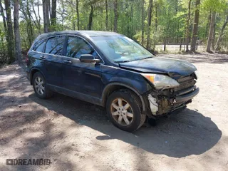 2007 Honda CR-V EX with VIN 5J6RE48597L006155, listed as a IAAI auction lot 42070987 with 257,868 mi miles. Bid and sale history available at carsss.com. Image 1.