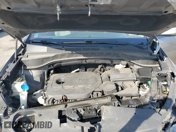 2017 Hyundai Santa Fe 2.4L with VIN 5XYZT3LB0HG392609, listed as a Copart auction lot 62553505 with 69,774 mi miles and Salvage title. Bid and sale history available at DreamBid. Image 12.