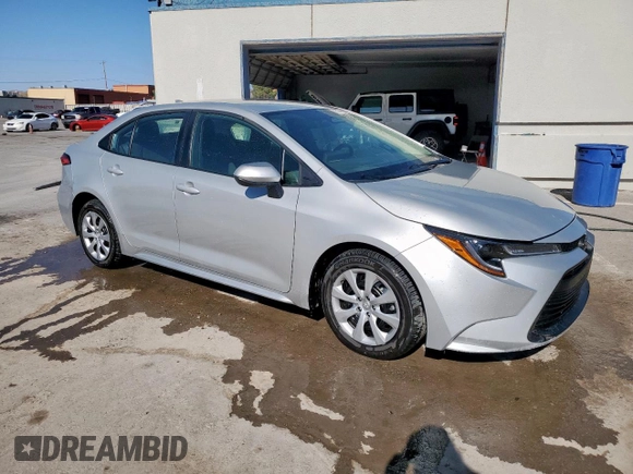 2024 Toyota Corolla LE with VIN 5YFB4MDE0RP191352, listed as a Copart auction lot 57883905 with 10,322 mi miles and Clean title. Bid and sale history available at DreamBid. Image 4.