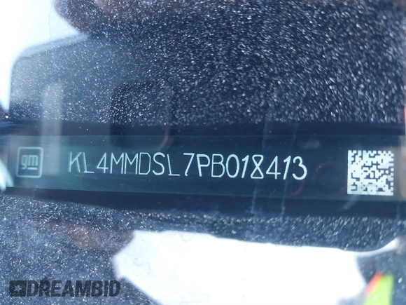 2023 Buick Encore GX Select с VIN KL4MMDSL7PB018413, выставлен на аукционе IAAI как лот 41657392 с пробегом 60 166 миль миль и . История ставок и продаж доступна на DreamBid. Изображение 9.