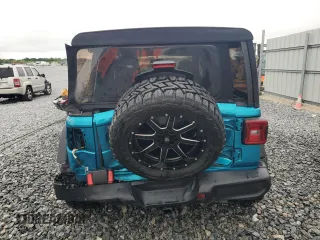 2020 Jeep Wrangler Unlimited Sport Altitude with VIN 1C4HJXDG7LW201640, listed as a Copart auction lot 52312435 with 40,311 mi miles and Salvage title. Bid and sale history available at DreamBid. Image 6.