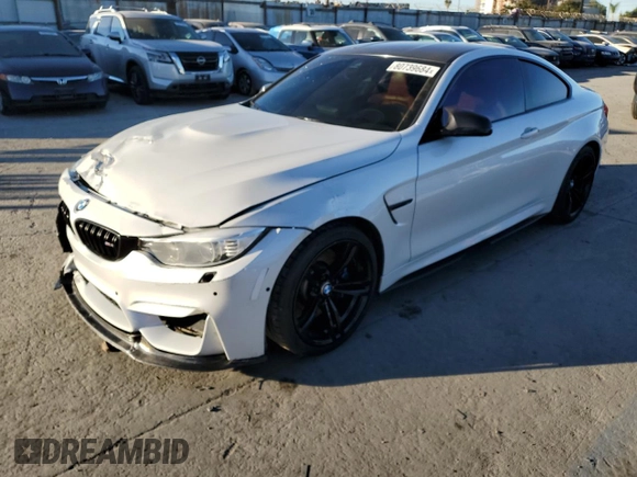2015 BMW M4 with VIN WBS3R9C50FK331570, listed as a Copart auction lot 80739684 with 84,367 mi miles and Salvage Title. Bid and sale history available at carsss.com. Image 1.