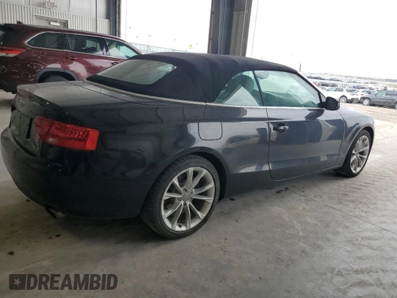 2013 Audi A5 Premium Plus with VIN WAULFAFH7DN006558, listed as a Copart auction lot 54181985 with 110,055 mi miles and Clean Title. Bid and sale history available at carsss.com. Image 3.