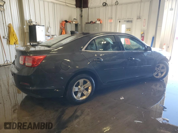 2015 Chevrolet Malibu LS with VIN 1G11B5SL5FF101018, listed as a Copart auction lot 45379585 with 121,856 mi miles and Salvage Title. Bid and sale history available at DreamBid. Image 3.