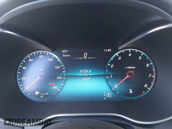 2023 Mercedes-Benz C 300 with VIN W1KWJ8DBXPG117545, listed as a IAAI auction lot 41134596 with 16,665 mi miles and . Bid and sale history available at DreamBid. Image 7.