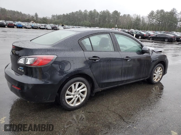 2012 Mazda 3 i Touring with VIN JM1BL1V8XC1612659, listed as a Copart auction lot 50240415 with 142,996 mi miles and Salvage Title. Bid and sale history available at DreamBid. Image 3.