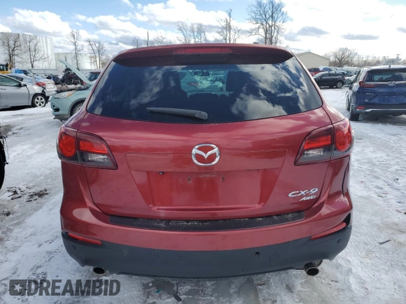 2014 Mazda CX-9 Touring with VIN JM3TB3CV8E0442720, listed as a Copart auction lot 47935705 with 144,281 mi miles and Salvage Title. Bid and sale history available at carsss.com. Image 6.