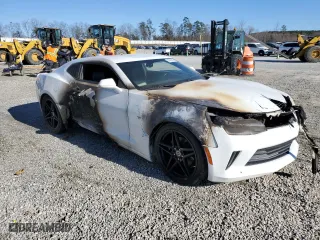 2017 Chevrolet Camaro 2LT with VIN 1G1FC1RS1H0157133, listed as a Copart auction lot 41505225 with 0 mi miles and Salvage Title. Bid and sale history available at carsss.com. Image 4.
