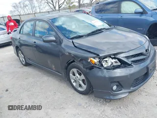 2011 Toyota Corolla L with VIN 2T1BU4EE1BC604092, listed as a IAAI auction lot 41875249 with 150,717 mi miles. Bid and sale history available at carsss.com. Image 1.