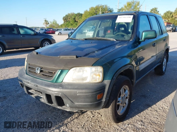 2001 Honda CR-V EX with VIN JHLRD18661C049197, listed as a IAAI auction lot 41795350 with 216,746 mi miles. Bid and sale history available at carsss.com. Image 2.