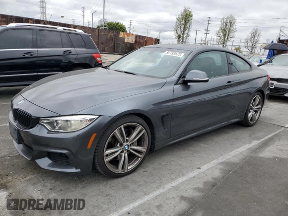 2014 BMW 4 Series 435i with VIN WBA3R1C5XEK190902, listed as a Copart auction lot 50799525 with 73,164 mi miles and Salvage Title. Bid and sale history available at carsss.com. Image 1.