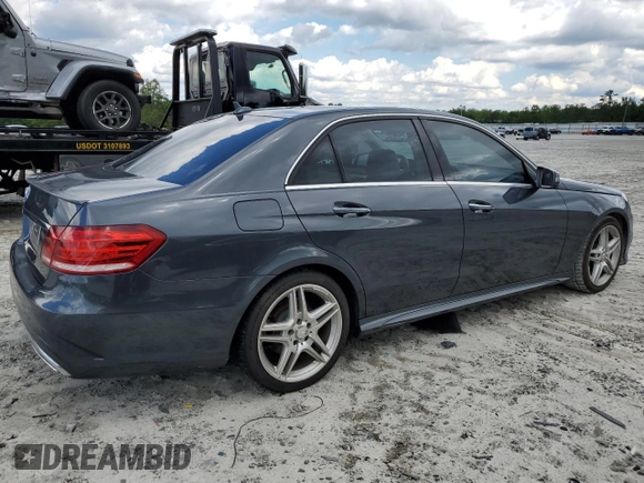 2014 Mercedes-Benz E 350 Sport with VIN WDDHF5KB9EA825975, listed as a Copart auction lot 55427505 with 134,668 mi miles and Salvage title. Bid and sale history available at DreamBid. Image 3.