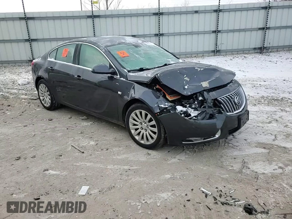 2011 Buick Regal CXL RL2 with VIN 2G4GP5EC8B9189933, listed as a Copart auction lot 88292815 with Not provided miles and Non repairable. Bid and sale history available at DreamBid. Image 11.
