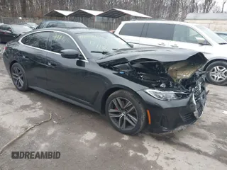 2024 BMW 4 Series 430i xDrive with VIN WBA73AV05RFS35389, listed as a IAAI auction lot 41144465 with 14,661 mi miles. Bid and sale history available at carsss.com. Image 1.