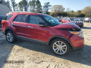 2013 Ford Explorer XLT with VIN 1FM5K8D88DGB36447, listed as a Copart auction lot 51423435 with 88,042 mi miles and Salvage Title. Bid and sale history available at DreamBid. Image 4.