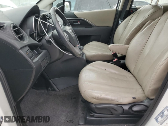 2012 Mazda 5 Touring with VIN JM1CW2CL2C0113997, listed as a Copart auction lot 54355345 with 126,267 mi miles and Salvage Title. Bid and sale history available at DreamBid. Image 7.