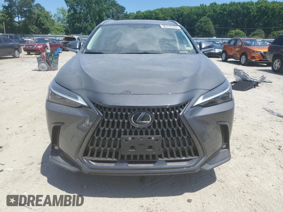 2022 Lexus NX with VIN 2T2AGCEZ5NC015479, listed as a Copart auction lot 56316324 with 7,570 mi miles. Bid and sale history available at carsss.com. Image 5.