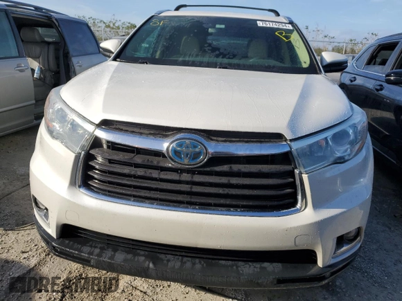 2014 Toyota Highlander Limited with VIN 5TDDCRFH8ES006417, listed as a Copart auction lot 76174294 with 117,478 mi miles and Non repairable. Bid and sale history available at DreamBid. Image 5.