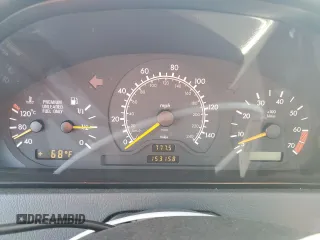 1997 Mercedes-Benz C with VIN WDBHA23E7VF545229, listed as a Copart auction lot 43518335 with 153,158 mi miles and Salvage title. Bid and sale history available at DreamBid. Image 9.
