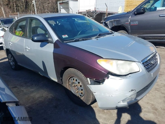 2008 Hyundai Elantra GLS with VIN KMHDU46D08U570622, listed as a IAAI auction lot 41767647 with 187,379 mi miles. Bid and sale history available at carsss.com. Image 1.