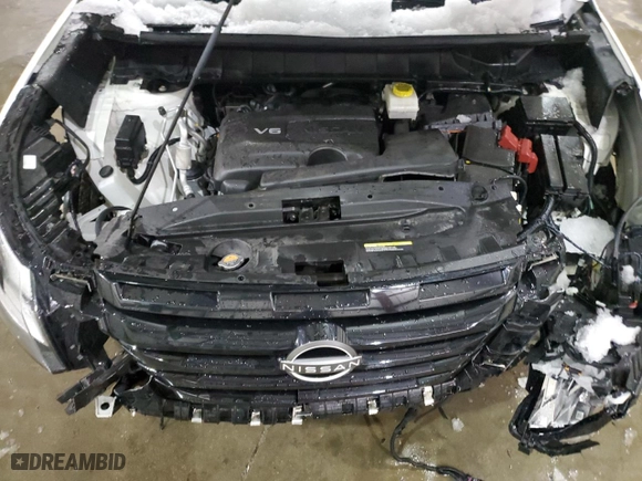 2022 Nissan Pathfinder Platinum with VIN 5N1DR3DK4NC265624, listed as a Copart auction lot 87574605 with 42,063 mi miles and Salvage Title. Bid and sale history available at carsss.com. Image 12.