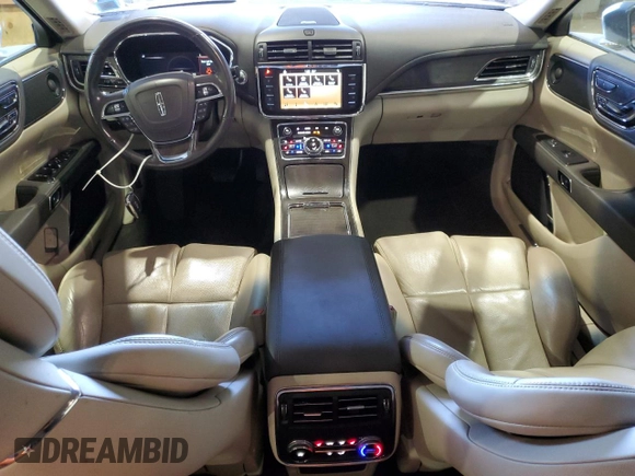2019 Lincoln Continental Reserve with VIN 1LN6L9NPXK5607469, listed as a Copart auction lot 79840484 with 39,270 mi miles and Salvage Title. Bid and sale history available at carsss.com. Image 8.