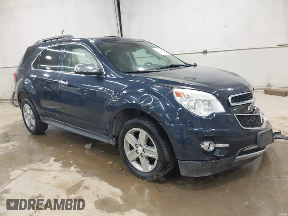 2015 Chevrolet Equinox LTZ with VIN 2GNALDEK9F6195018, listed as a IAAI auction lot 41922951 with 136,298 mi miles. Bid and sale history available at carsss.com. Image 1.