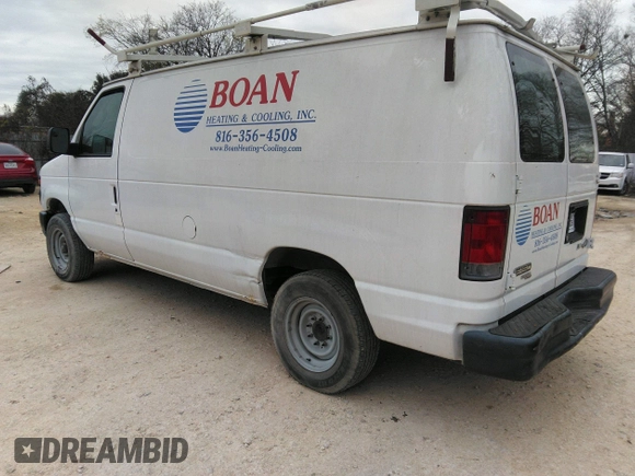 2011 Ford Econoline Cargo Commercial with VIN 1FTNE1EWXBDA35683, listed as a IAAI auction lot 41341685 with 137,031 mi miles and . Bid and sale history available at DreamBid. Image 3.