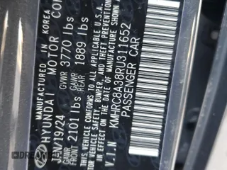 2024 Hyundai Venue Limited with VIN KMHRC8A38RU311652, listed as a Copart auction lot 46458545 with 14,272 mi miles and Salvage Title. Bid and sale history available at DreamBid. Image 12.