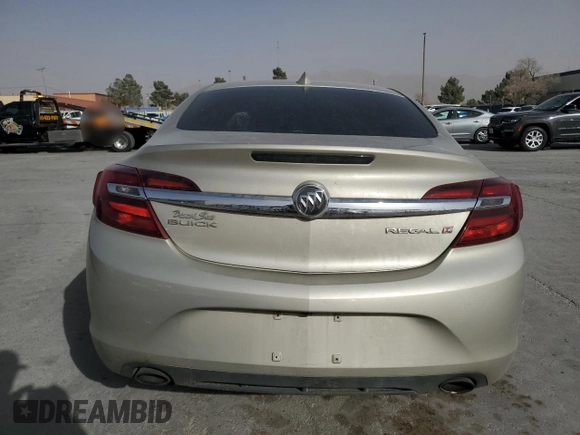 2016 Buick Regal with VIN 2G4GK5EX5G9206583, listed as a Copart auction lot 47854735 with 0 mi miles and Salvage Title. Bid and sale history available at carsss.com. Image 6.