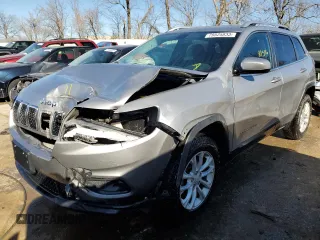 2019 Jeep Cherokee Latitude with VIN 1C4PJMCB0KD453739, listed as a Copart auction lot 79525833 with 89,346 mi miles and Salvage Title. Bid and sale history available at carsss.com. Image 1.