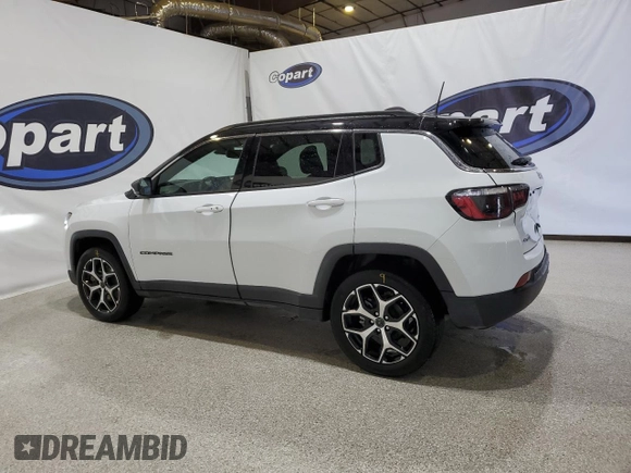 2025 Jeep Compass Limited with VIN 3C4NJDCN3ST525898, listed as a Copart auction lot 64487835 with 15,900 mi miles and Clean title. Bid and sale history available at DreamBid. Image 2.